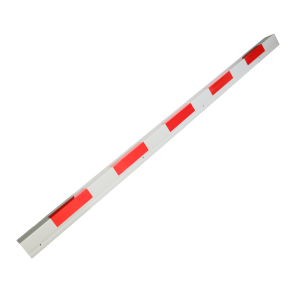 Aluminium hoek (carr. profiel) L1930mm incl. stickers