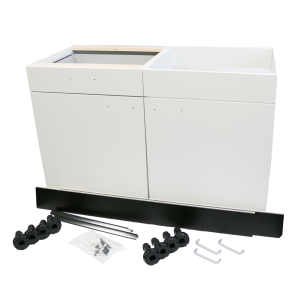 Keukenblok 1200x600 lade links snippers op lade en deuren (set links en rechts)