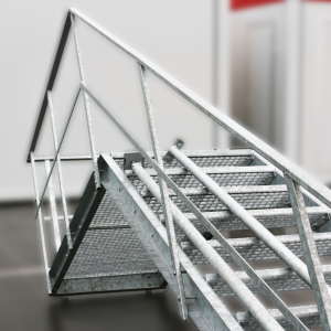 Trap met bordes 1600mm tbv Flex-unit