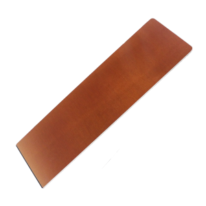 Tafelblad 1800 x 550 mm met ronde hoeken licht bruin beton triplex 18mm